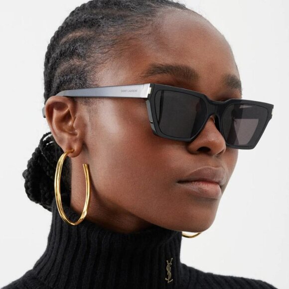 NEW SL633 CALISTA 001 SAINT LAURENT BLACK WOMEN SUNGLASSES SL 633